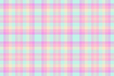 Kenar vektör kontrolü kumaş, piksel doku tartan arkaplan. Çin 'in yeni yılı tekstil desensiz ekose ve pembe renk paleti.