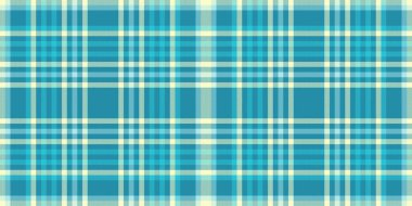 Tertemiz ekose kumaş, latin, pürüzsüz tartan. Cyan ve limon şifon renk paletinde güçlü arka plan tekstil deseni.