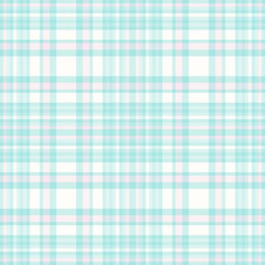 Yeni yıl tartan desenli kumaş, klasik kusursuz kontrol geçmişi. Kasım ayı tekstil deseni ekoseli ışık ve gök mavisi renk paleti.