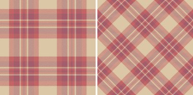 Klasik ekose desenli zarif bir tekstil deseni. Yumuşak renkler sıcaklığı ve geleneği iletir. Moda, arka plan veya şenlik teması için ideal.