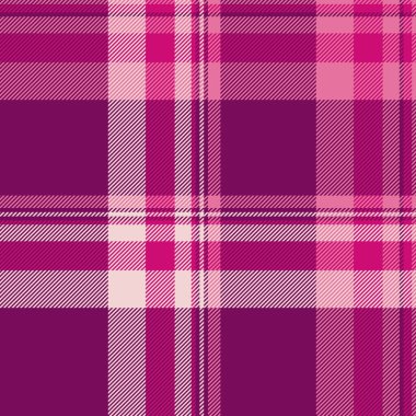 Hint ekose kumaşı, yakın çekim model vektör kumaşı. Pembe ve açık renk paletinde kusursuz tartan kontrol arkaplanı boyanıyor.