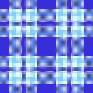 Klasik mavi ekose desenli. Geleneksel İskoç tartan tasarımı. Kusursuz damalı kumaş dokusu. Arkaplan, tekstil veya dijital projeler için mükemmel.