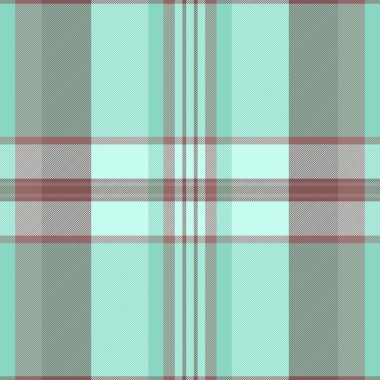 Çoklu tartan özgeçmiş kontrolü, eski, pürüzsüz ekose kumaş. Mavi ve açık renk paletinde canlı desenli tekstil dokusu vektörü.