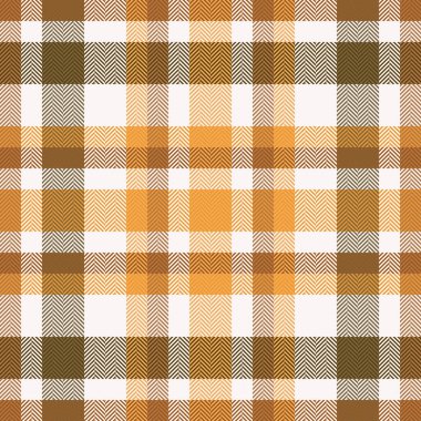 Yazdırma arka planı tekstil vektörü, web sitesi ekosesiz çeki. Turuncu ve kehribar renk paletinde kumaş deseni şekillendir.