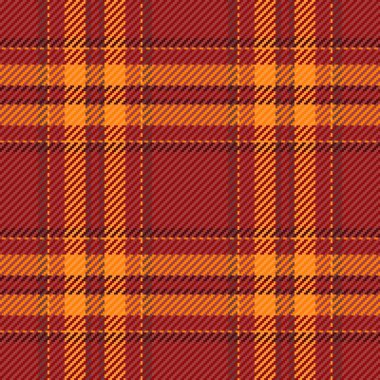 Sıcak, desenli ekose desenli. Kırsal cazibesi olan klasik tekstil tasarımı. Samimi, klasik, sonbahar havası gerektiren arka plan, giyim veya mevsimlik projeler için ideal..