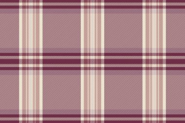 Bahçe desenli kumaş taşıyıcısı, kusursuz çek tekstili giyin. Açık ve pembe renk paletinde evcil desen ekose arkaplan.