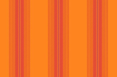 Sahne desenli arka plan, 1960 'ların kusursuz şeritsiz vektörü. Dikey çizgileri canlı mandalina ve kırmızı renk paletiyle kes.