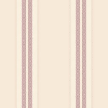 Macket desenli şerit vektör, dikey arkaplan mevcut. B desenli kumaş çizgileri antika beyaz ve eski dantel renk paletinde.