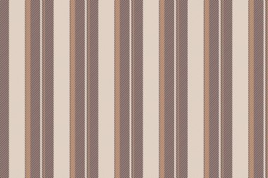 Krabik dikişsiz çizgili kumaş, şık arka plan tekstil dokusu. Açık ve koyu renk paletinde izin verilen çizgiler vektör deseni dikey.