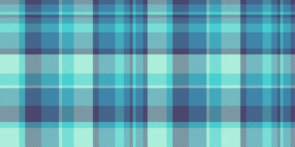 Okul dokusu tekstil ekose, poster arkaplan tartan desenli. Kadife dikişsiz vektör kontrol kumaşı cyan ve açık renk paletinde.