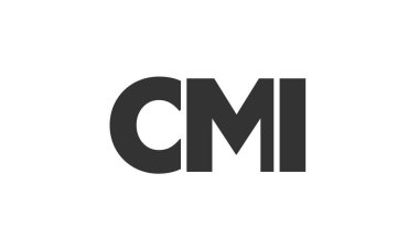 CMI logo tasarım şablonu güçlü ve modern kalın metinlerle. Basit ve minimal tipografi içeren ilk tabanlı vektör logosu. Modayı takip eden şirket kimliği markalar için ideal..