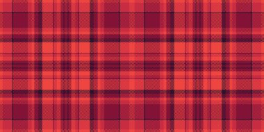 Ayrıntılı kırmızı ekose desenli. Geçmişler, tekstil, giyim ve dekoratif projeler için ideal. Sıcaklığı, konforu ve geleneksel stili çağrıştırıyor.
