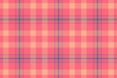 Pembe ve mor tonlarda canlı damalı desen. Zamansız tekstil tasarımı, arka plan, giysi, el işi ve projelerinize klasik tarz katmak için idealdir..