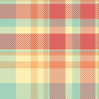 Tüvit kumaşlı, şatafatlı tartan kumaşlı. Ürün dokusu ekose tekstil vektörü ışık ve kırmızı renk paleti.