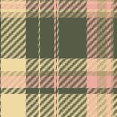 İş desenli ekose kumaş, katlanmış vektör tartan pürüzsüz. Birçok kişi kehribar ve pastel renk paletinde dokuyu kontrol eder.