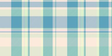 Havalı maviler, yeşiller ve kremlerle süslü ekose desenli. Özgeçmiş, tekstil, tasarım projeleri ve biraz sıcaklık katmak için çok yönlü doku..