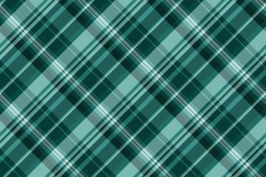 Rastgele ekosesiz ekose, seksi şablon vektörü. Çağdaş kumaş arkaplan tekstil dokusu gök mavisi ve koyu renk paletinde.