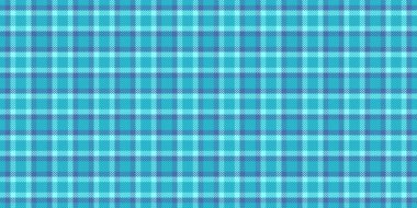 Kırsal vektör desenli ekose, Çin 'in yeni yılı tekstil kumaş kontrolü. Cyan ve mavi renk paletinde kadın arkaplan tartsız desen.