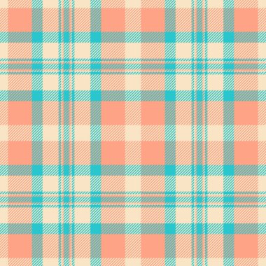 Gündüz arkaplan dokusu, gerçek, pürüzsüz desenli tartan. Ulusal vektör tekstil denetimi ekoseli ışık ve kırmızı renk paleti.