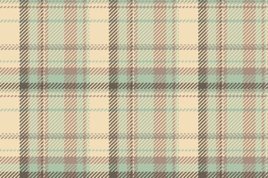 İndirimli tartan kumaş, pano vektör kontrolü ekoseli. Pastel ve açık renk paletinde sade desensiz kumaş arkaplanı.