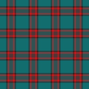 Arkaplan desenleri pürüzsüz, desen kontrolü tartan. Folklor kumaş ekose vektörü kırmızı ve koyu renk paleti.