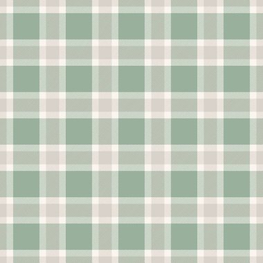 Antika kontrol vektör tekstili, yemek odası arka planı, dikişsiz ekose. Mobilya desenli kumaş Pastel ve deniz kabuğu renk paleti.