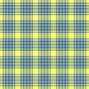 Klasik ekose desenli, güneşli, neşeli bir renk şeması. Özgeçmiş, moda ve grafik projeleri için mükemmel çok yönlü bir tekstil tasarımı.