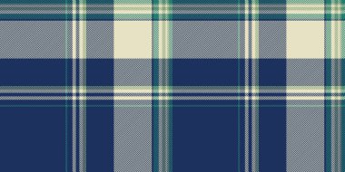 Cilt, kumaş dokusu, canlı ekose kumaş. Bufalo arkaplan vektörü mavi ve açık renk paletinde kusursuz desen.