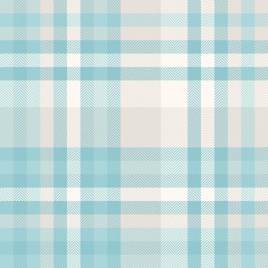 Dikiş atılmış tekstil dikişsiz vektör, nostaljik geçmiş taraması. Boş desen dokusu ışık ve nötr renk paletinde kumaş..