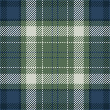 Reklam dokusu tekstil vektörü, renkli arkaplan tartan deseni. Pastel kumaş ekoseli ve cyan renk paletini düzenli kontrol et..