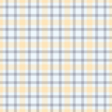 Ekose ekoseli, klasik kumaş tekstil vektörü kuruluyor. Alice Blue ve Pastel renk paletinde ikonik desen kontrol arkaplanı.