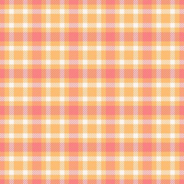 Moda kumaş desenli tartan, atkı desenli ekose kumaş. Sonbahar kontrol arka plan tekstil turuncu ve kırmızı renk paletinde pürüzsüz.