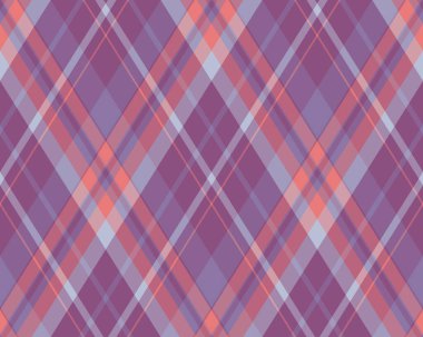 Argyle geometrik eşkenar dörtgenin kusursuz deseni. Harlequin duvar kağıdı tasarımını kontrol et. Web geçmişi için klasik elmas şekilli tekstil malzemesi, baskı kumaşı, kazak, ambalaj kağıdı, hediye kartı, davetiye.