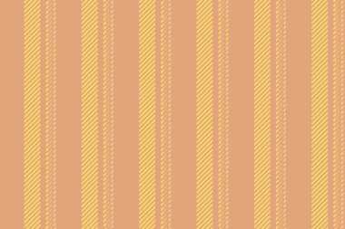 Çizgili arkaplan çizgileri vektörü, rüya gibi dokusu dikey. Turuncu ve sarı renk paletinde Fuvet çizgili tekstil kusursuz desen.