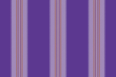 Rachinery desenli kumaş vektörü, mor çizgiler arka plan dikey. Fare dokusu, mor ve beyaz renk paletinde kusursuz çizgili..