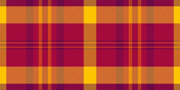 Kalıplı, koyu kırmızı, turuncu ve sarı desenli sıcak ekose desenli. Arkaplan, tekstil veya tasarım ögeleri için mükemmel.