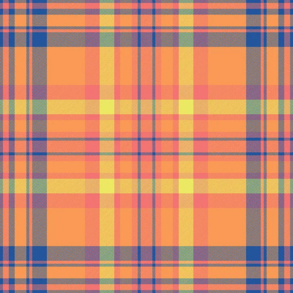 Sahne desenli tekstil, katran aralıksız kontrol. Turuncu ve kırmızı renk paletinde Afrika kumaşı arka plan vektörü ekosesi.