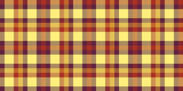 Sevgililer günü tartan desen kontrolü, desenli kumaş kumaş vektörü. İndirimli tekstil dikişsiz arka plan ekoseli sarı ve pembe renk paleti.