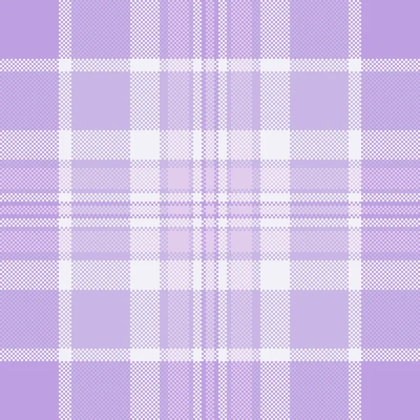 Küçük ekoseli vektör kusursuz, hippi desenli kumaş arka plan. Açık ve beyaz renk paletinde doğrusal doku tekstil tartan denetimi.