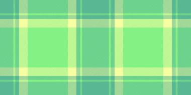 Akan desenli arka plan dokusu, çapraz dikişsiz tekstil ekoseli. Klasik kontrol kumaş vektör tartan yeşil ve nane rengi palet.