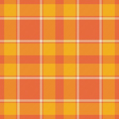 Soluk vektör dokusu, yeni doğmuş dikdörtgen ekose kumaş. Fransız tekstil kumaş kontrol arka planı turuncu ve kehribar renk paleti.