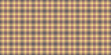 Bufalo desenli tartan, Kanada desenli tekstil kontrolü. Konforlu arka plan kumaşı turuncu ve gri renk paletinde pürüzsüz vektör.