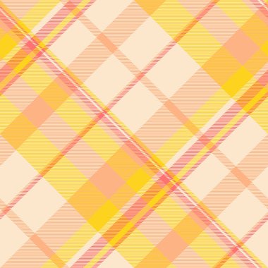 Yumuşak şeftali, sarı ve turuncu renkli ekose desenler. Arka planlar, tekstil ve tasarımlar için mükemmel. Biraz rahat ve canlı bir dokuya ihtiyaç var..