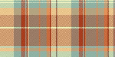Tartan vektör desenini soyun, tekstil geçmişini tekrar edin. Havlu dokusu kumaş ekoseli, pastel ve kırmızı renk paletinde pürüzsüz..