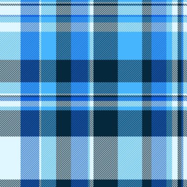 Olay, arka plan ekoseli, pasaklı kumaşsız tartan kumaş. Açık ve koyu renk paletinde doku desen vektörü denetlendi.