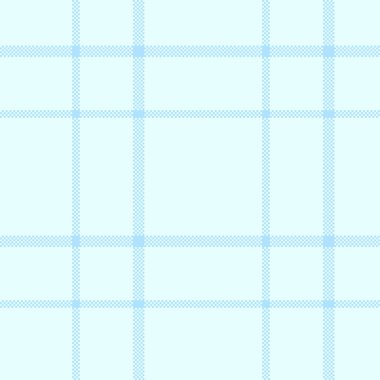 Yumuşak mavi ekose desenli. Kusursuz bir tekstil tasarımı arka plan, kumaş ya da sakin, minimalist bir estetik yaratmak için mükemmeldir. Çok yönlü vektör dokusu.