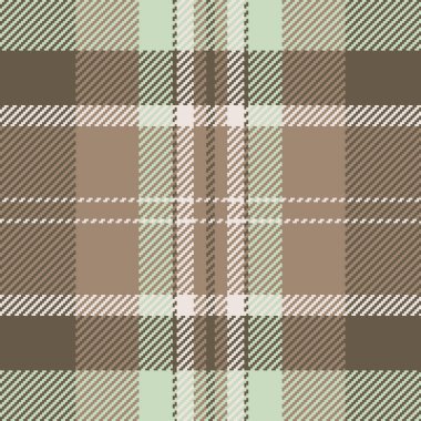 Etnik katran kumaş dokusu, eski kusursuz geçmiş kontrolü. Pastel ve açık renk paletinde ton desenli kumaş ekose vektörü.