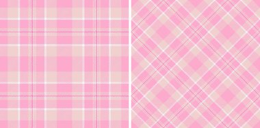 Ekose desenli kumaşın kumaş arkaplan vektörü ve dikişsiz desenli tartan. Düğün renklerine bürünmüş. Hediyeler için şık paketleme seçenekleri.