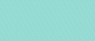 Kusursuz pastel deniz mavisi geometrik desen. İnce desenli altıgen tasarım arka plan, tekstil veya web sitesi tasarımı için idealdir.