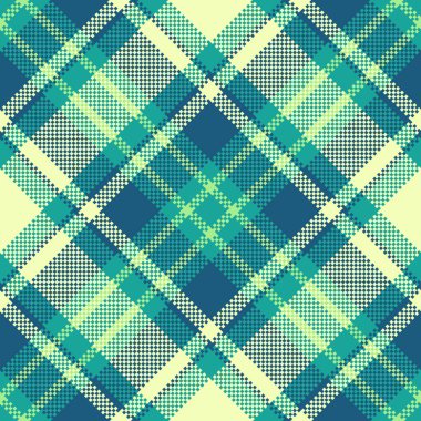 Detaylı, mavi, mavi ve krem renkli ekose desenli. Özgeçmiş, tekstil ya da soyut tasarım projeleri için ideal..